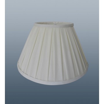 ENYA BOX PLEAT 16" SHADE IN LIGHT CREAM COLOUR FOR TABLE LAMP OR FLOOR LAMP USE