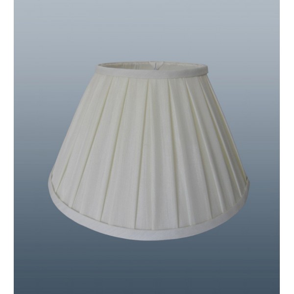 ENYA BOX PLEAT 14" SHADE IN CREAM COLOUR FOR TABLE LAMP OR CEILING USE 