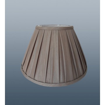 ENYA BOX PLEAT 16" SHADE IN MINK COLOUR FOR TABLE LAMP OR FLOOR LAMP USE
