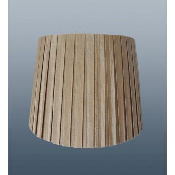 HARD BOX PLEAT 11" EMPIRE DRUM SHADE IN GOLD COLOUR FOR TABLE LAMP
