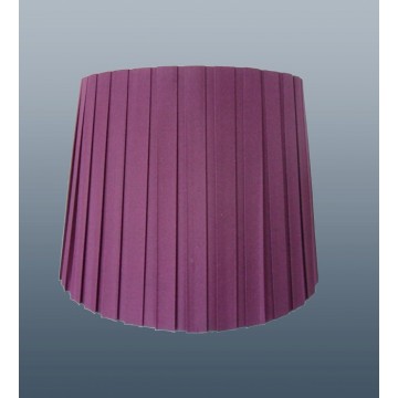 HARD BOX PLEAT 11" EMPIRE DRUM SHADE IN LILAC COLOUR FOR TABLE LAMP