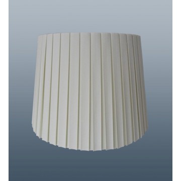 HARD BOX PLEAT 12" EMPIRE DRUM SHADE IN CREAM COLOUR FOR TABLE LAMP