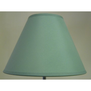 9" COTTON COOLIE PENDANT OR TABLE LAMPSHADE IN MID GREEN COLOUR