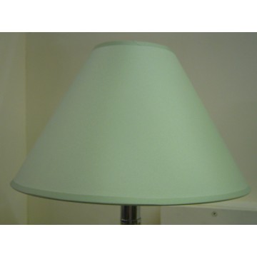 14" COTTON COOLIE PENDANT OR TABLE LAMPSHADE IN LIGHT GREEN COLOUR