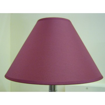 14" COTTON COOLIE PENDANT OR TABLE LAMPSHADE IN BURGUNDY COLOUR