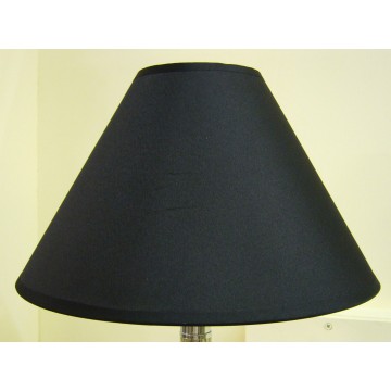14" COTTON COOLIE PENDANT OR TABLE LAMPSHADE IN BLACK COLOUR