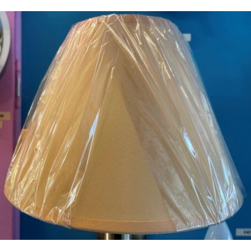 9" COTTON COOLIE PENDANT OR TABLE LAMPSHADE IN SAND COLOUR