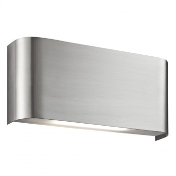 LED WALL LIGHT - 10W LED SATIN SILVER UP/DOWN-LIGHT WALL LAMP