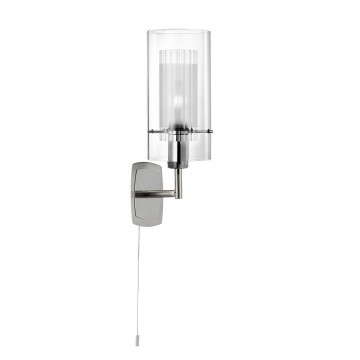 DUO 1 - SATIN SILVER DOUBLE GLASS 1 LIGHT